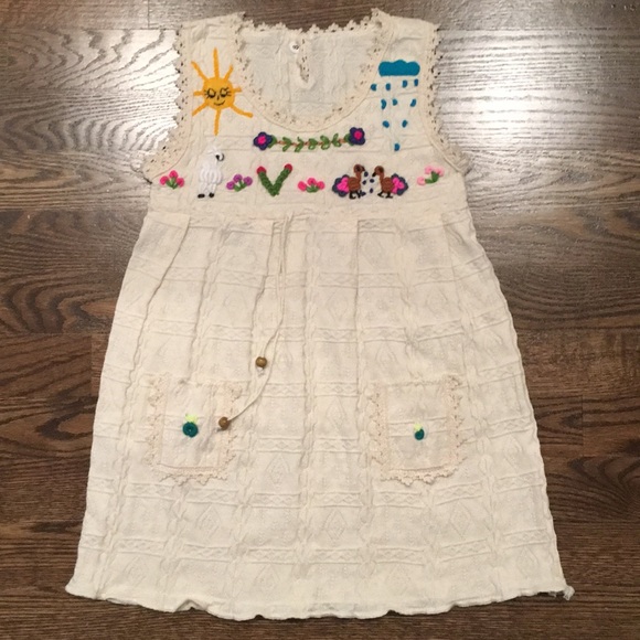 cotton embroidered dress